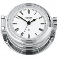 ВЕМПЕ часы в иллюминаторе 120 мм (серия НАУТИК) Часы в латунном иллюминаторе, хромированные, с римскими цифрами на белом циферблате