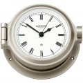 ВЕМПЕ часы в иллюминаторе 120 мм (серия НАУТИК) Часы в иллюминаторе, никелированные, с римскими цифрами на белом цифферблате